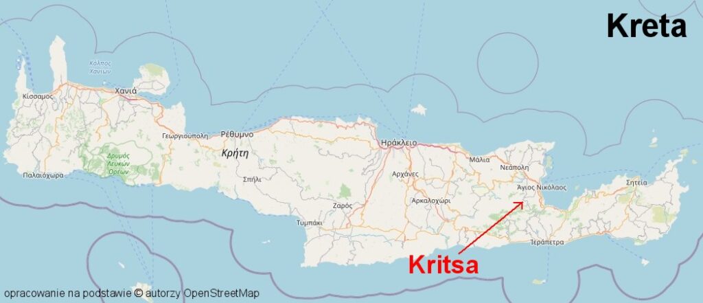 mapa kreta