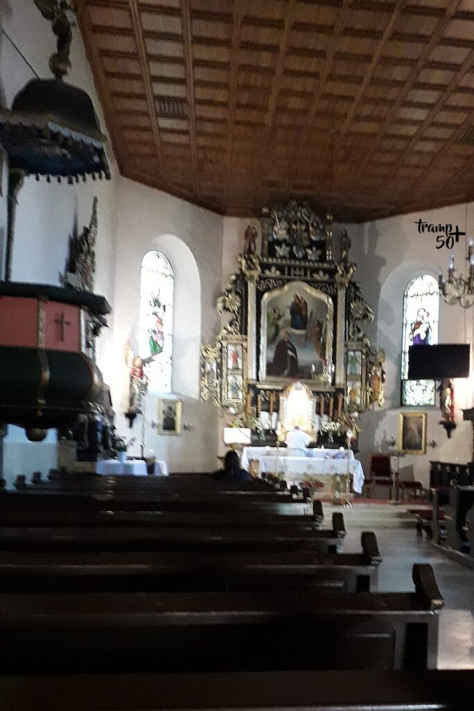wnętrze kościoła w Chrzypsku Wielkim