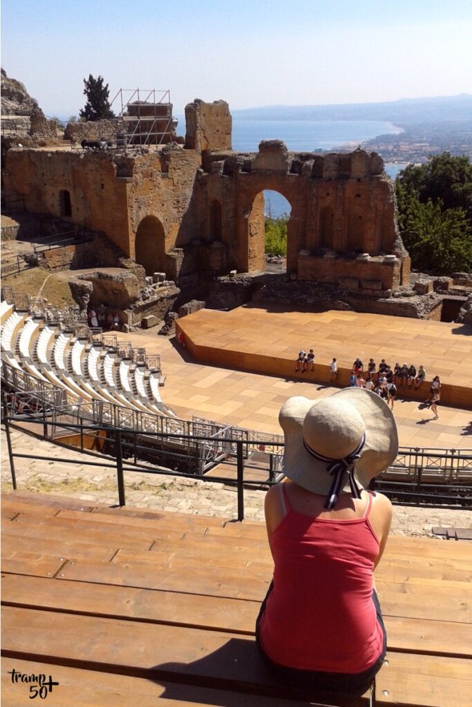 Taormina na Sycylii amfiteatr