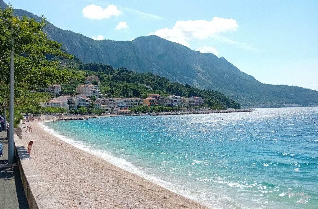 Chorwacja naszym okiem - Plaża w Podgorze