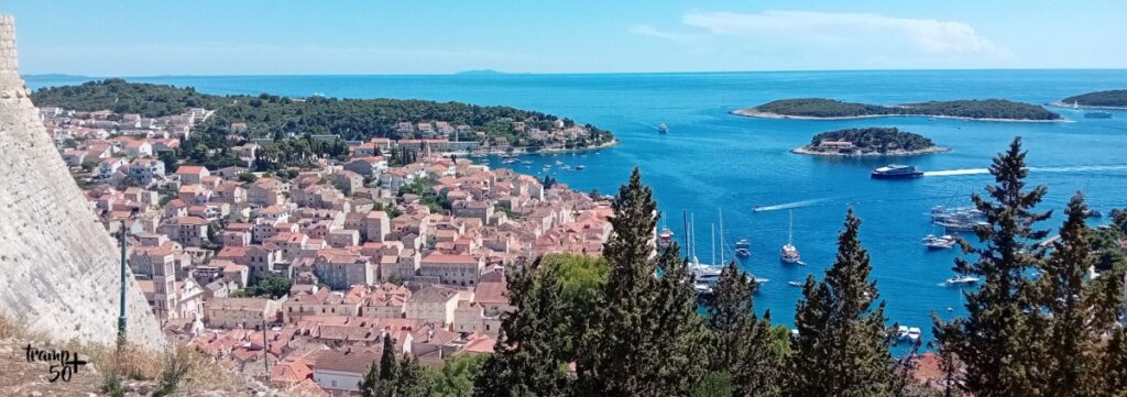 Miasto Hvar na wyspie Hvar - Panoram