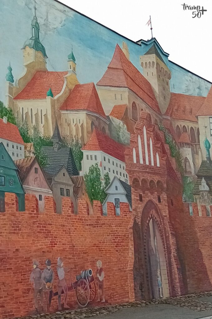 Pyzdry zwiedzanie Wielkopolski - mural