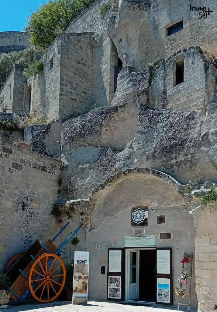 Matera miasto wykute w skale - sklep z pamiątkami