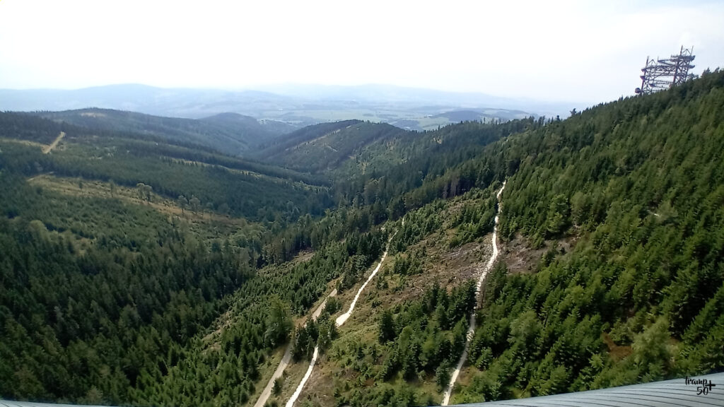 Sky Bridge 721 Dolni Morava - widok z mostu