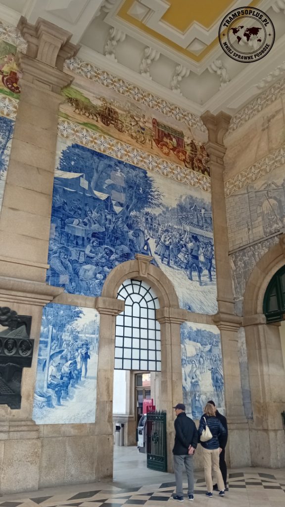 Hol dworca Sao Bento w Porto