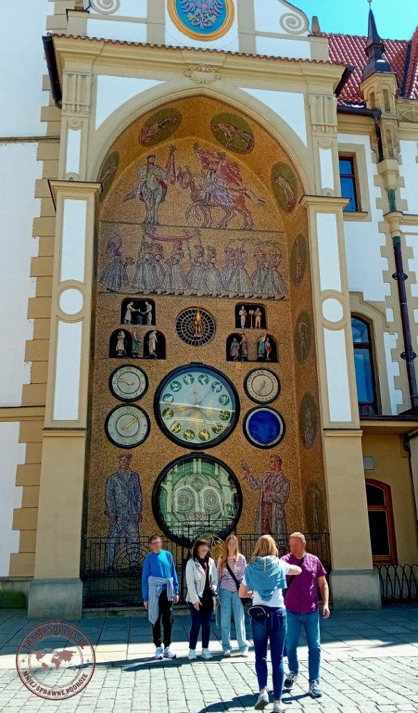 Zegar astronomiczny na rynku w Ołomuńcu