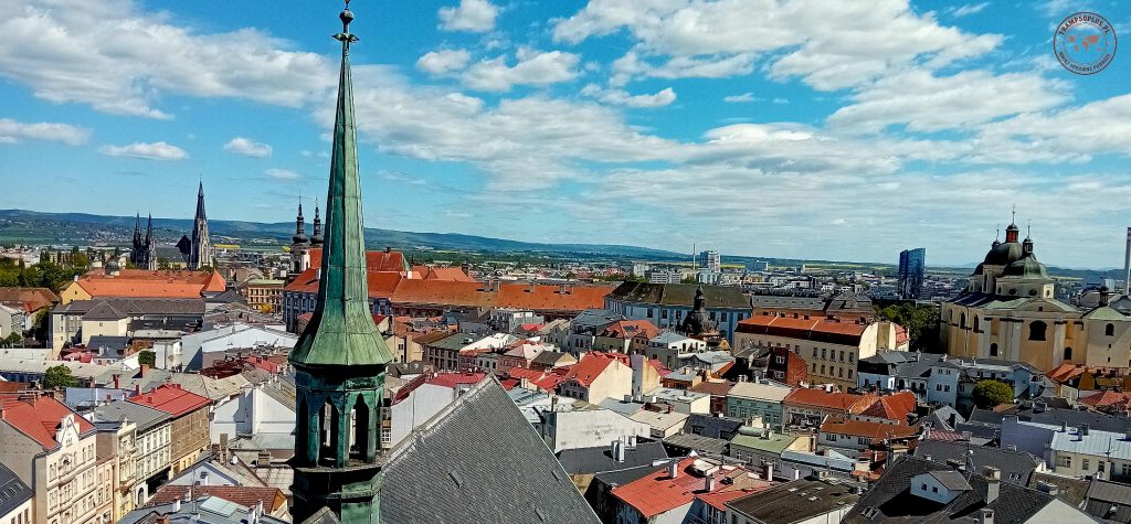 Ołomuniec w jeden dzień - panorama miasta z wieży kościoła p.w. św. Maurycego