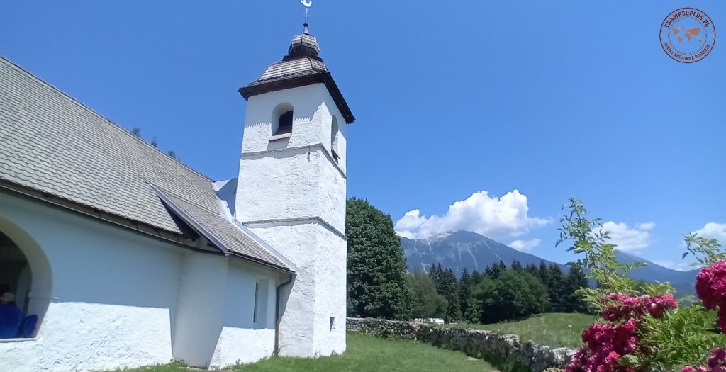 Powrót z kanionu Vintgar - kościół św. Katarzyny